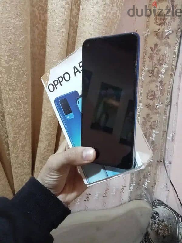 تلفون OPPO A54 معاه العلبه والشاحن وجراب وأسكرينه 3