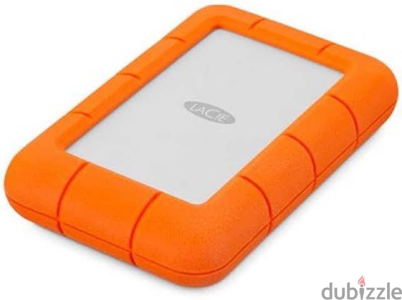 LaCie 1TB Rugged USB-C Portable Hard Drive 0