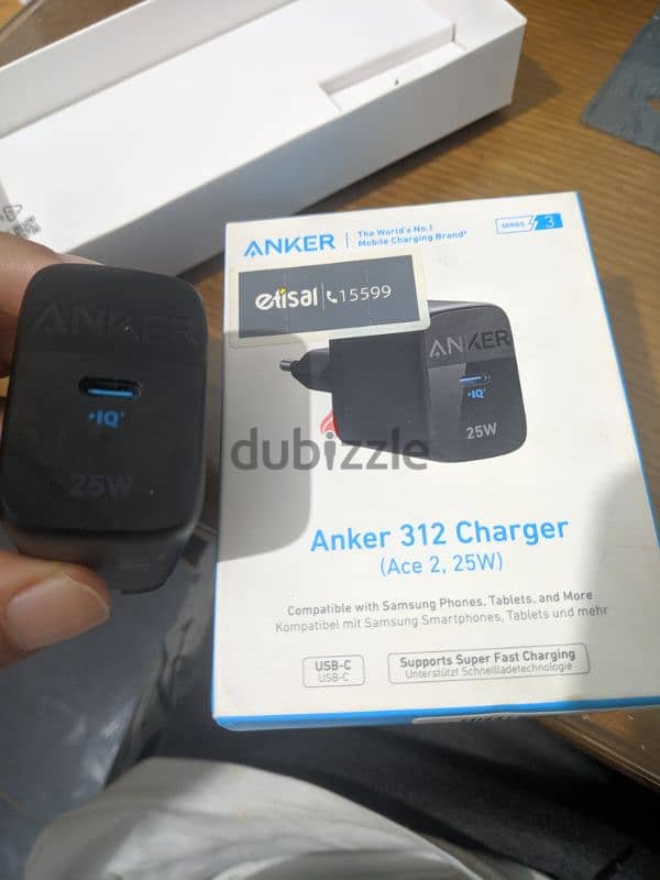 Anker 312 (25W) supports super fast charge 0