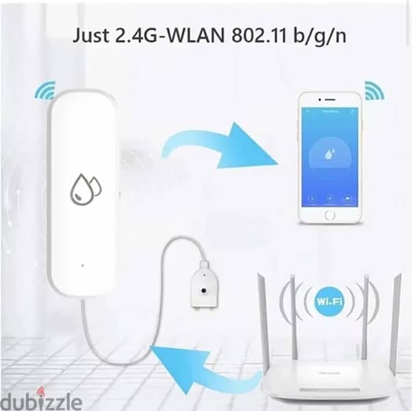 Tuya Smart WIFI Water Leakage Sensor Alarm 5