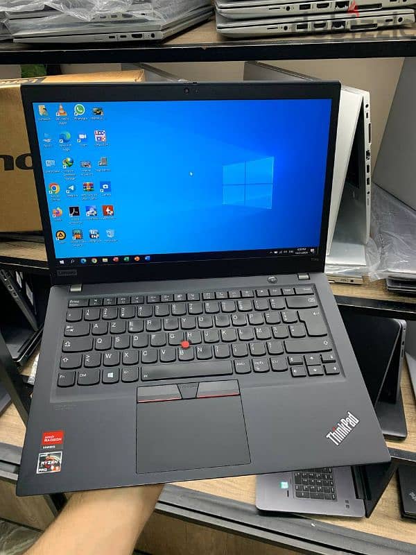 Lenovo thinkpad T14s بالكرتونة بطارية 7 ساعات وضمان سنة مخصص للمبرمجين 1