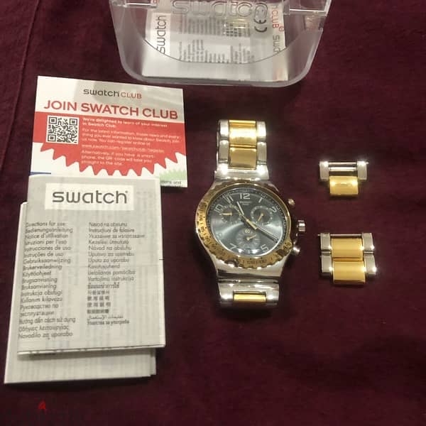 original swatch two tone in a very good condition like new 0