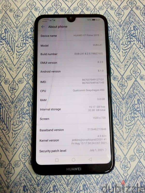 هواوي Y7 prime 2019 بالعلبة 2