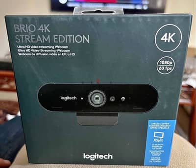 Brio Logitech 4K - كاميرا بريو بالعلبة