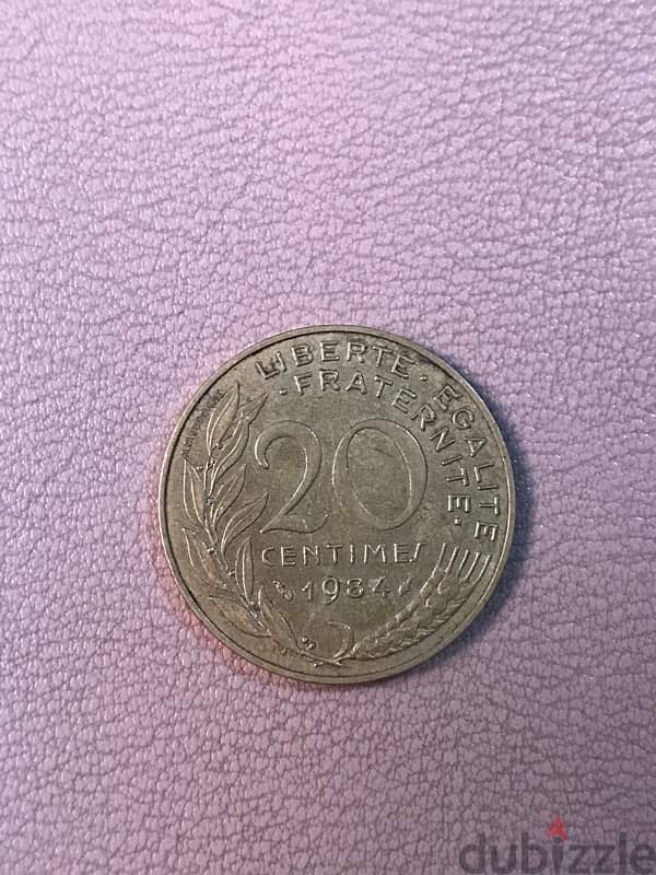 20 centime 1984 1