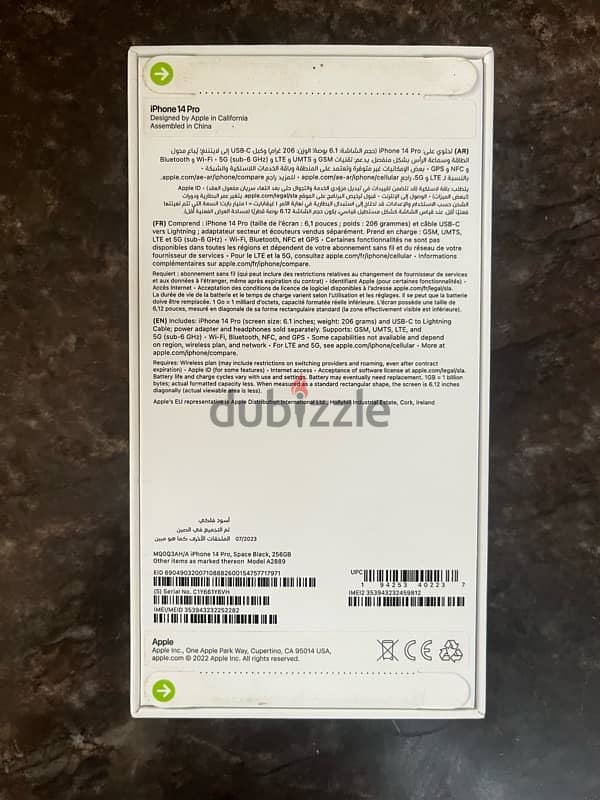 iphone 14 pro 256g new sealed box black 1