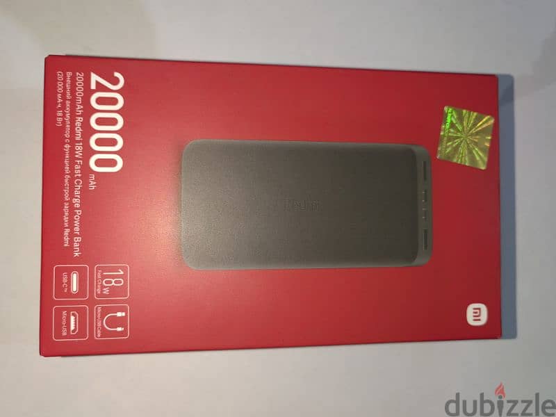 Redmi Power Bank 20000 mAh 0