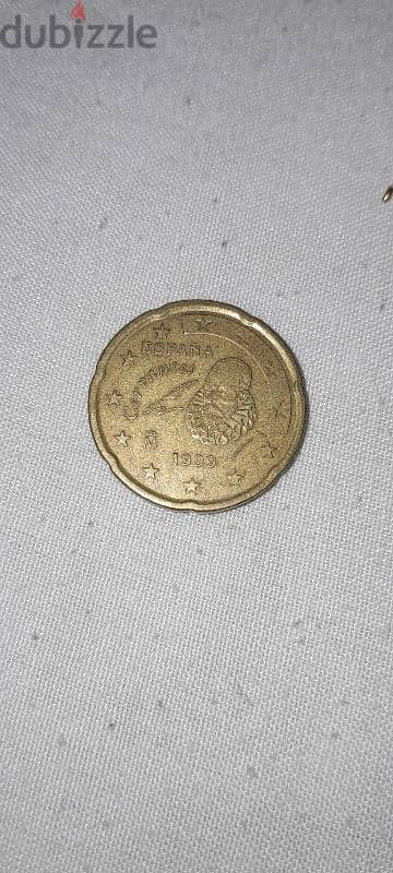 A 1999 old coin 20 euro 1