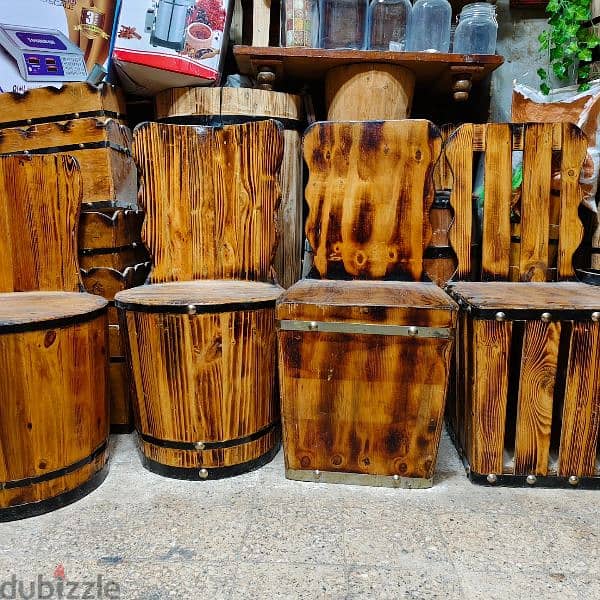 wooden barrels 14