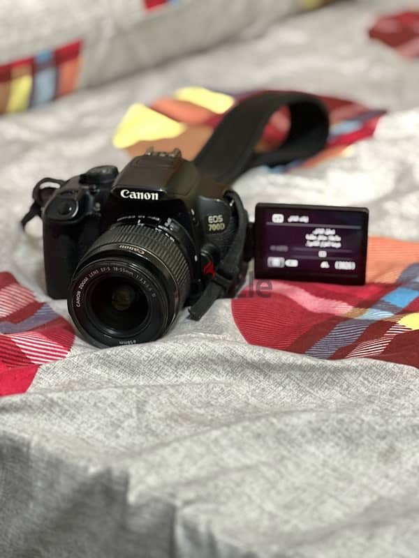 canon 700d kit 18-55MM بحاله ممتازه 1