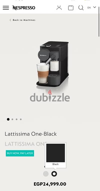 used nesspresso latassima one