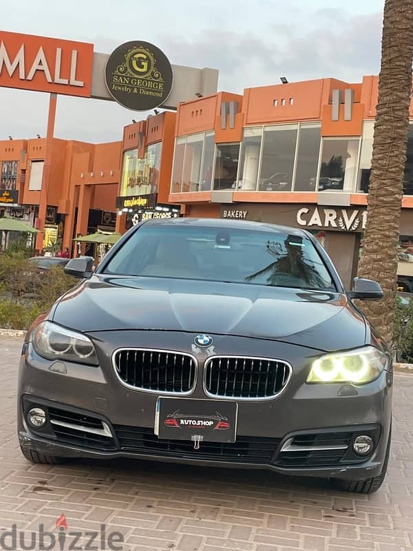 بي ام دبليو 520 2014/BMW520 لون هاڤان مميز 0