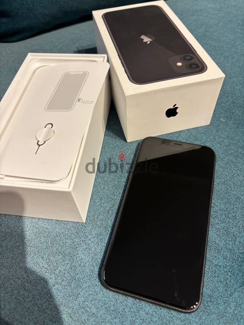 ايفون 11 - Iphone 11 - 128 GB - اسود 0