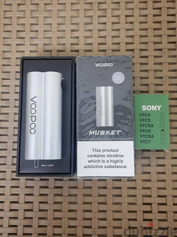 voopoo Musket جديدة تم فتح العلبة للتصوير لم تستخدم 0