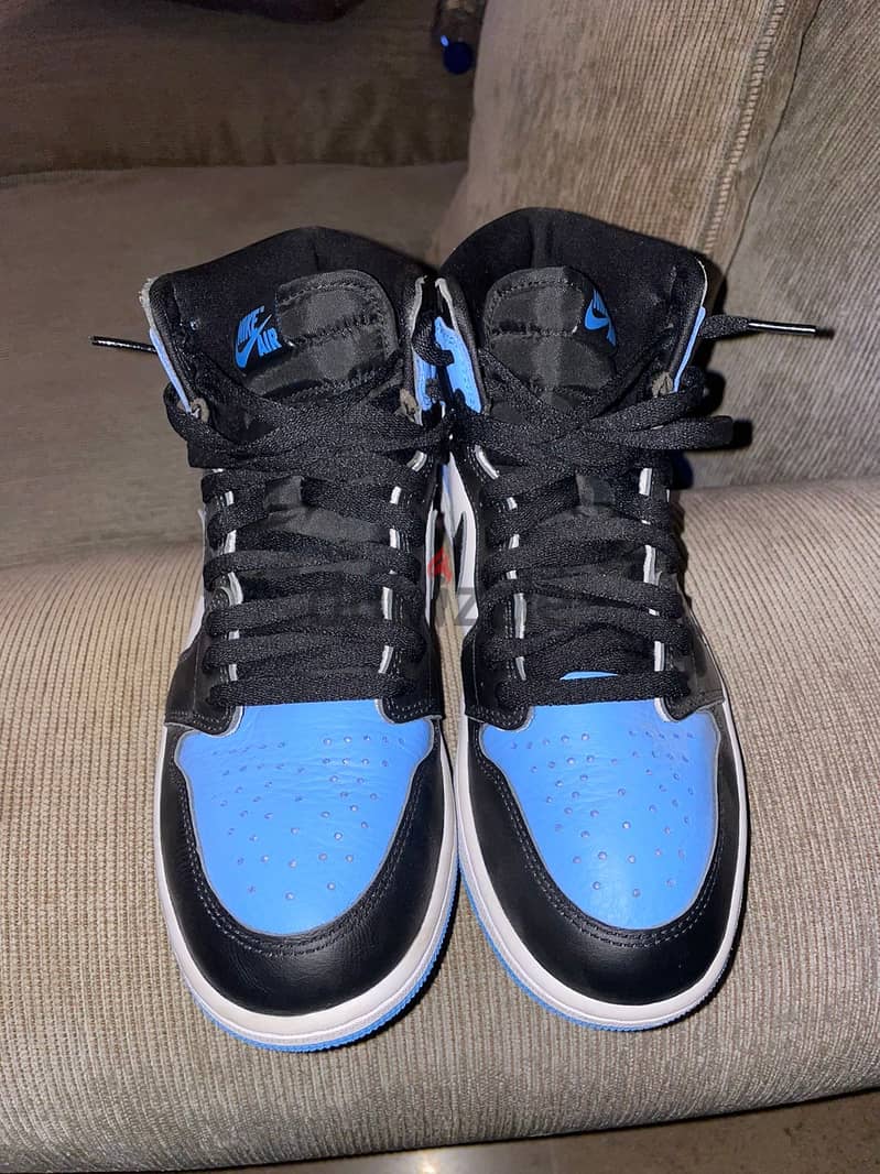 Original Nike Jordan 1s high top UNC toe 1