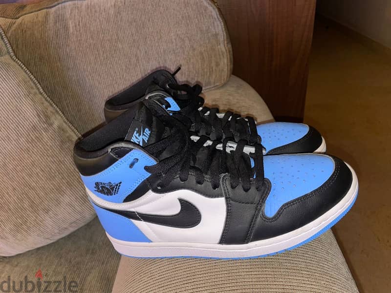 Original Nike Jordan 1s high top UNC toe 3