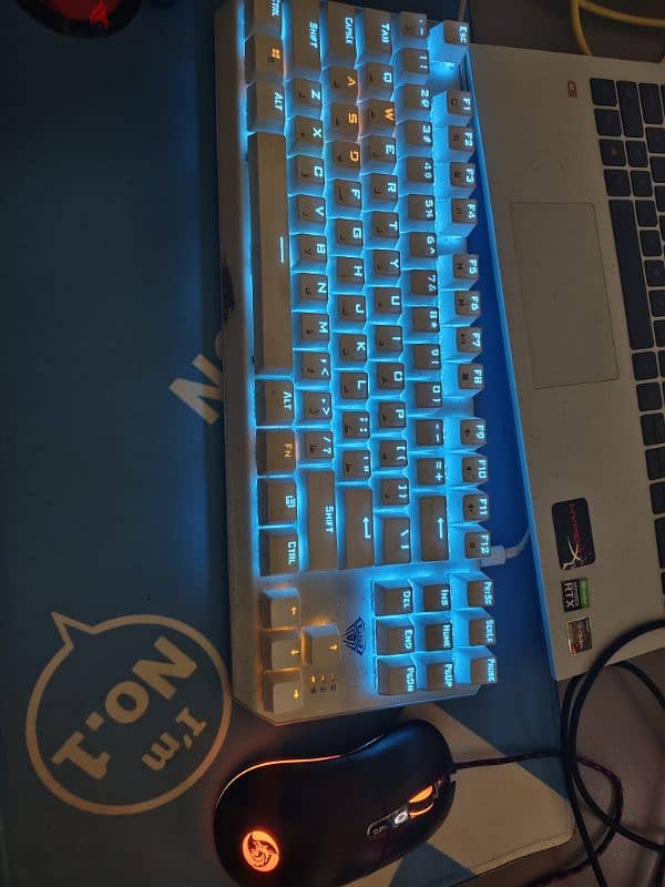 mechanical keyboard + mouse 0