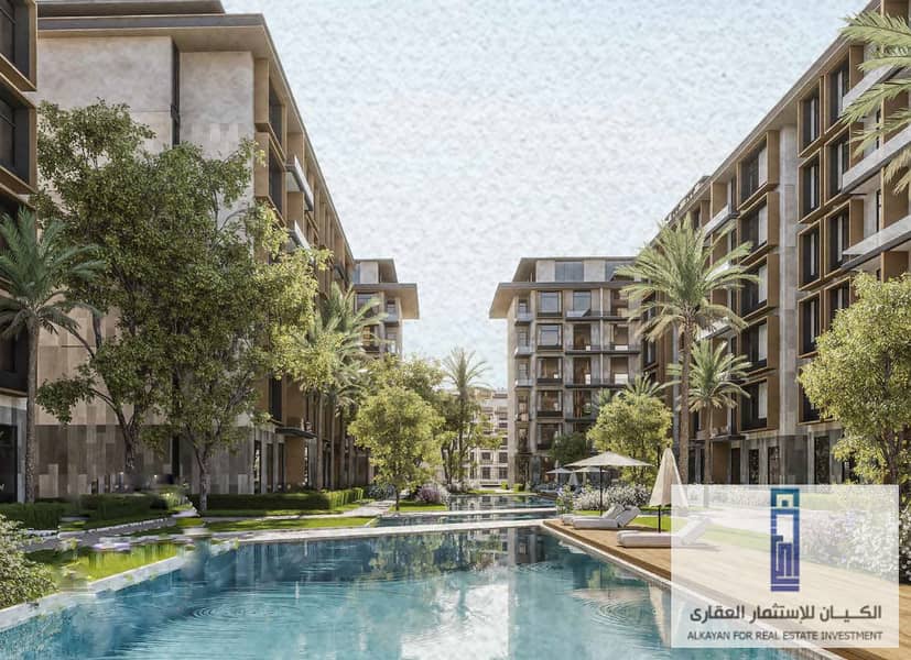 10 years installments for a luxurious studio with a down payment of 251 thousand in the Fifth Settlement, Jadie Residence Compound 0