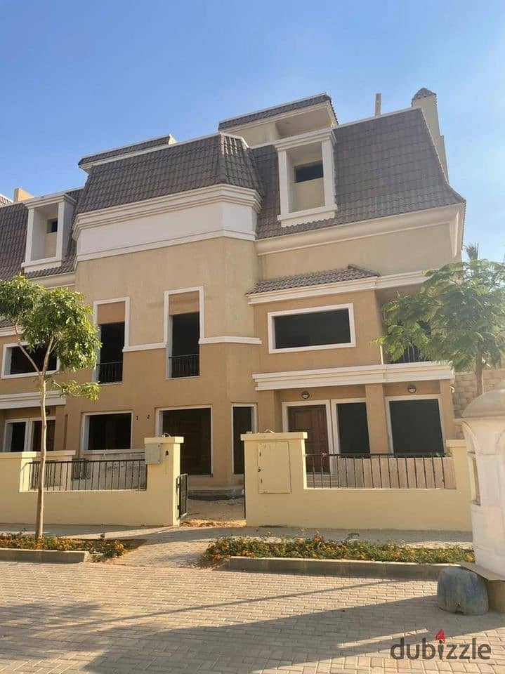 For sale at launch price S Villa 212m 4BR Directly on the Suez Road in front of Madinaty 0