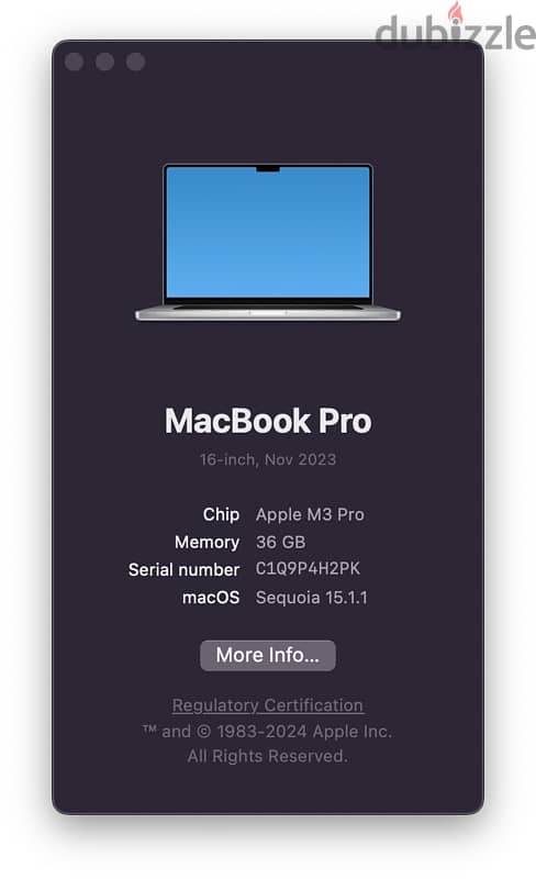 MacBook Pro M3 16-inch 36GB 5