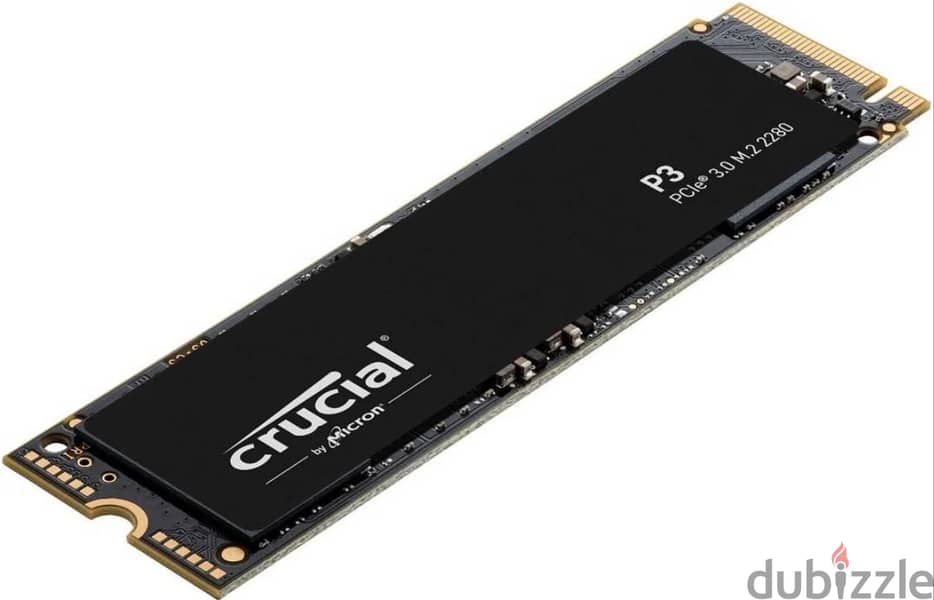 Crucial P3 500GB PCIe 3.0 3D NAND NVMe M. 2 SSD, up to 3500MB/s 0