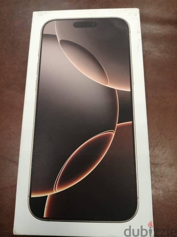 iPhone 16 pro max 256 desret titanium 0