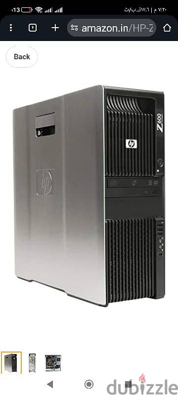 كمبيوتر  HP Z600 work stations  وشاشة سامسونج 19 بوصه 0