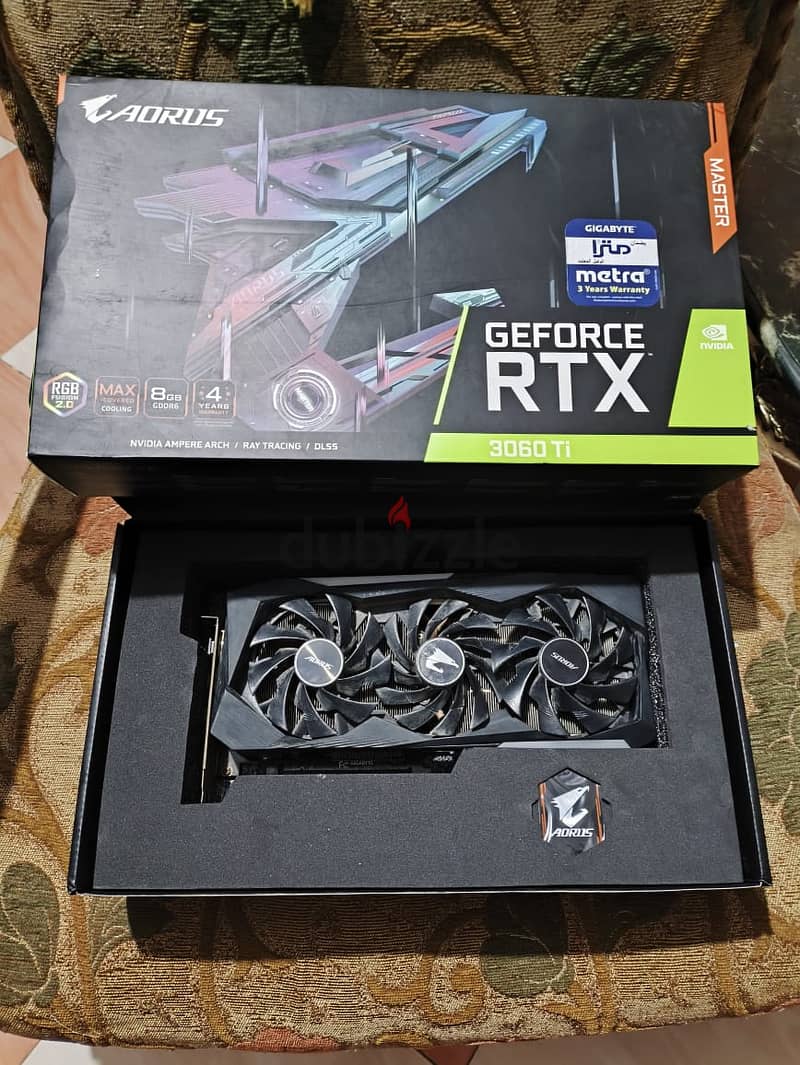 Gigabyte Aorus RTX 3060 Ti master 8g 0