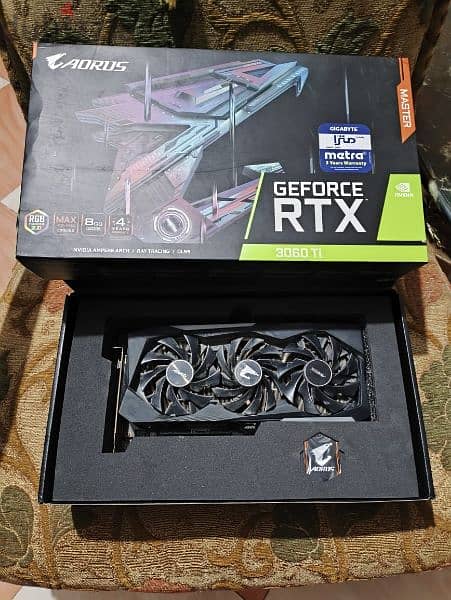 كارت شاشه graphics card 3060TI Aorus gigabyte 0