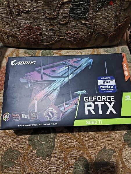 كارت شاشه graphics card 3060TI Aorus gigabyte 1