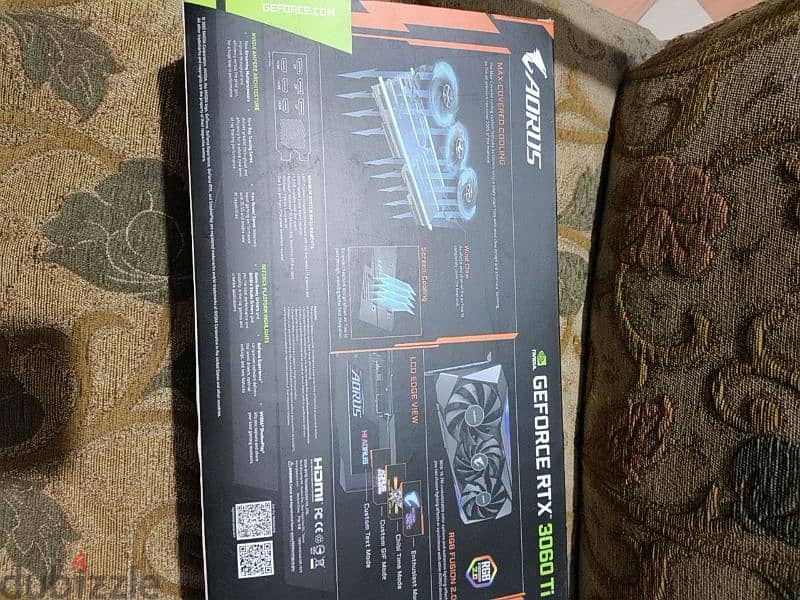 كارت شاشه graphics card 3060TI Aorus gigabyte 2