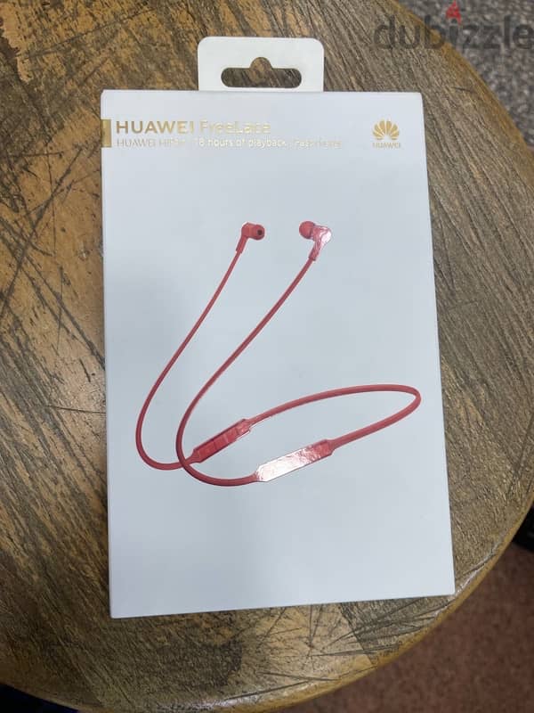 Huawei FreeLace Red جديدة متبرشمة 0