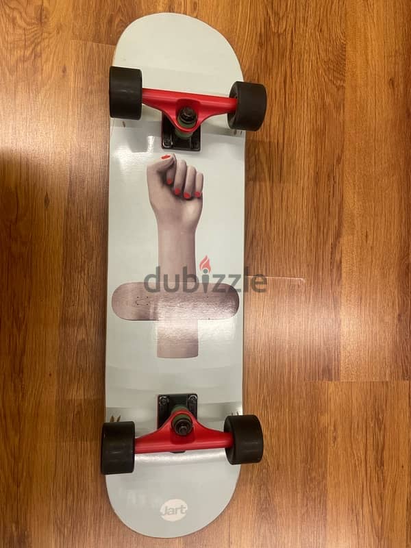 barely used jart skateboard + crusier wheels 1