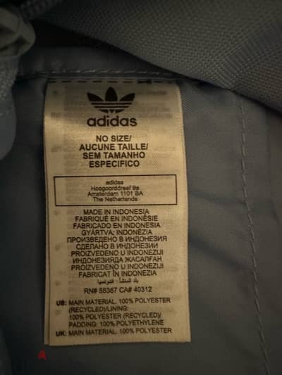 Original Adidas UK backpack never been used