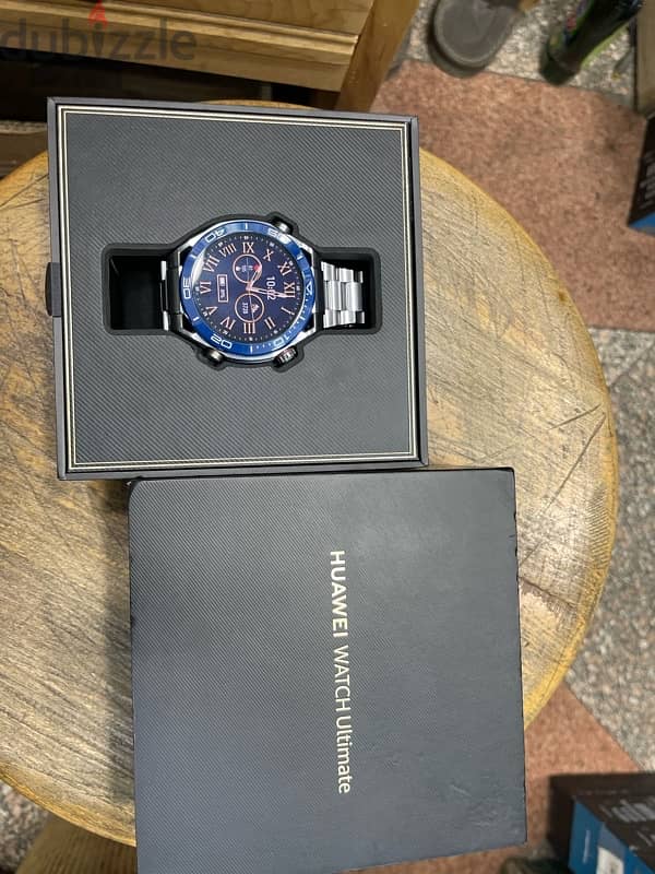 Huawei Watch Ultimate 49M Blue جديدة فتحت علبة 0