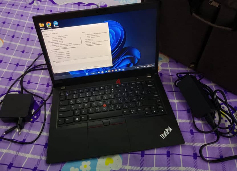 لاب توب جيل عاشر Lenovo T495 Ryzen 7 Pro 3700 - 16GB RAM 1