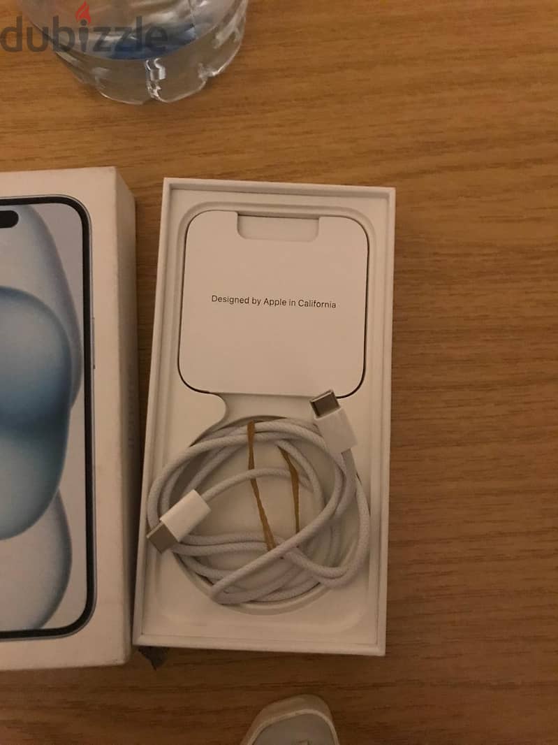 Iphone 15 blue 128GB (used a few days only) as the new 2