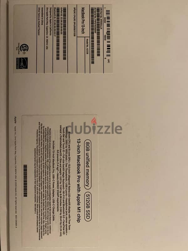 MacBook Pro M1 2020 13 inch 512GB SSD 9