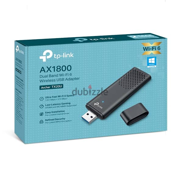 واي فاي للكمبيوتر USB TP-Link  wifi-6 1