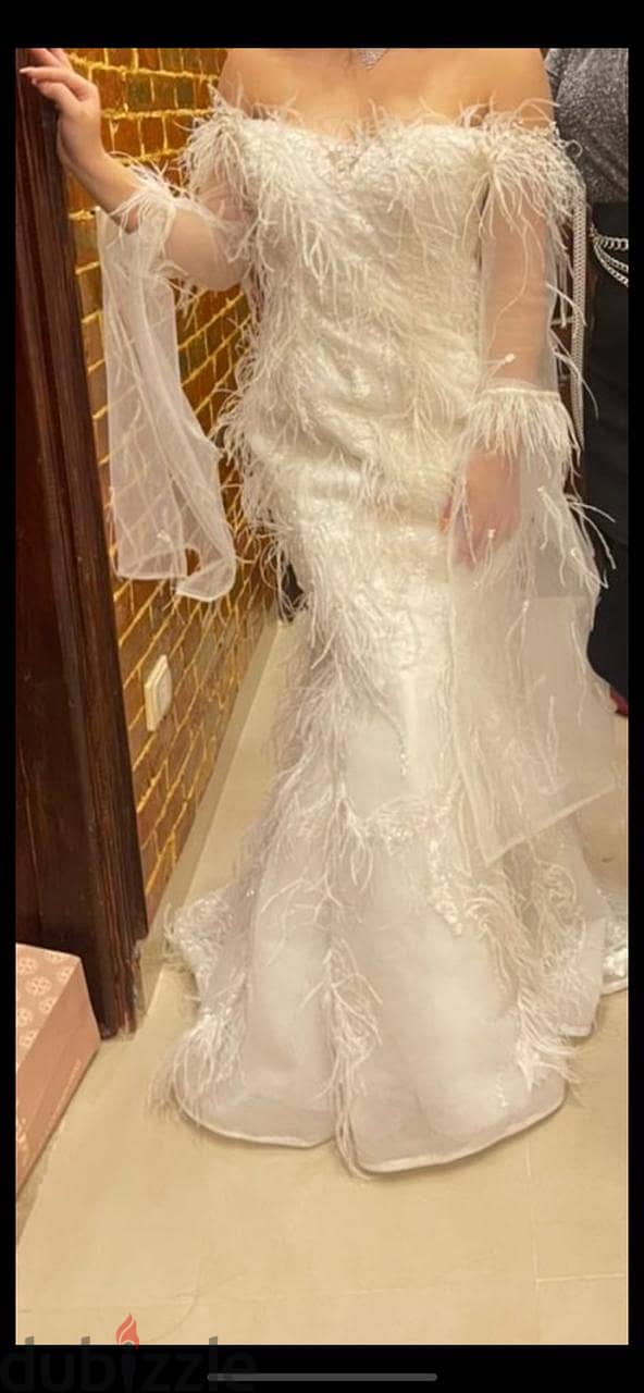 فستان wedding dress mermaid 0