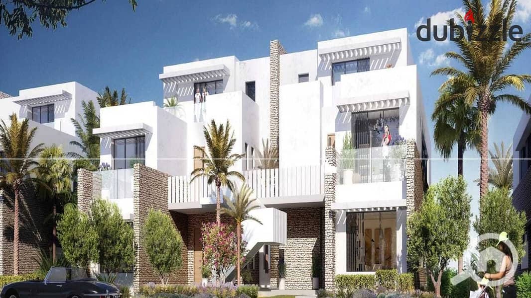 Chalet with garden for sale, resale, directly on the sea, in Silver Sands, North Coast, Naguib Sawiris - Sidi Heneish | Silver sand coast. North Nagui 0