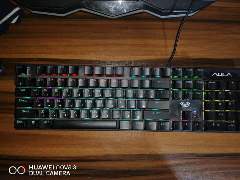 Keyboard Mechanical Switch Blue RGB 0