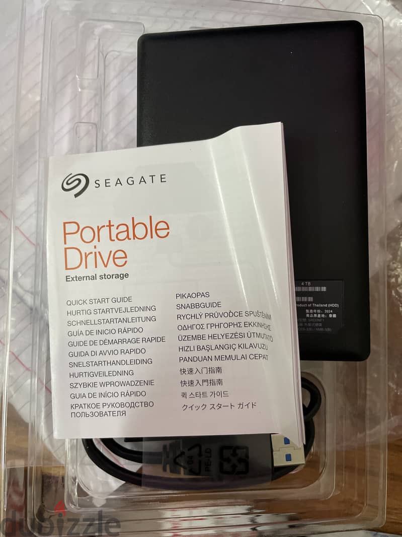 seagate 4TB external hard disk new 2