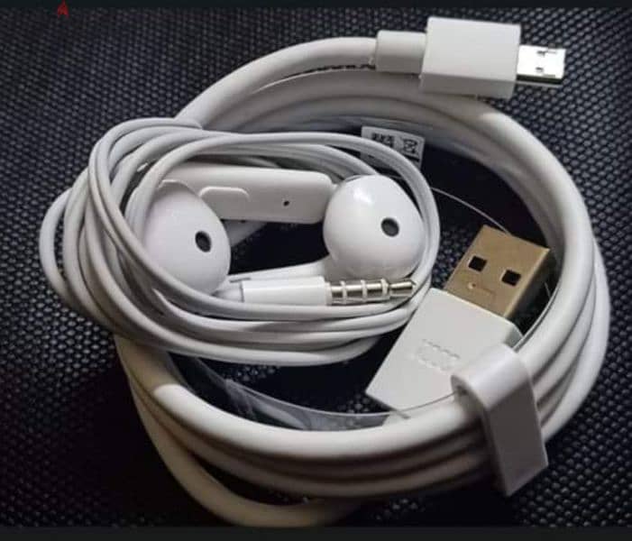 وصله شاحن vooc micro فاست charger سريعه الشحن والهاندفري oppo 0