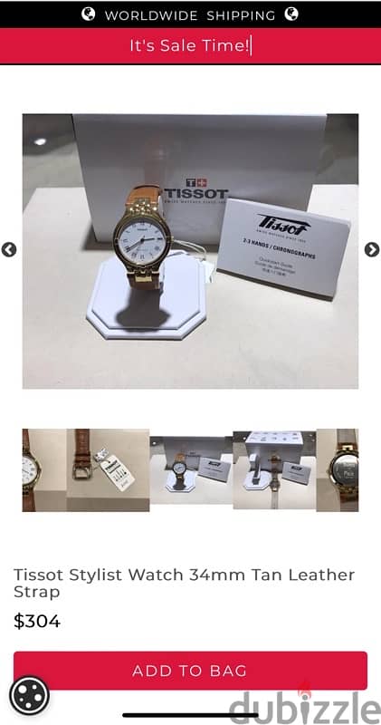 Tissot stylist twin watches for him and her 3