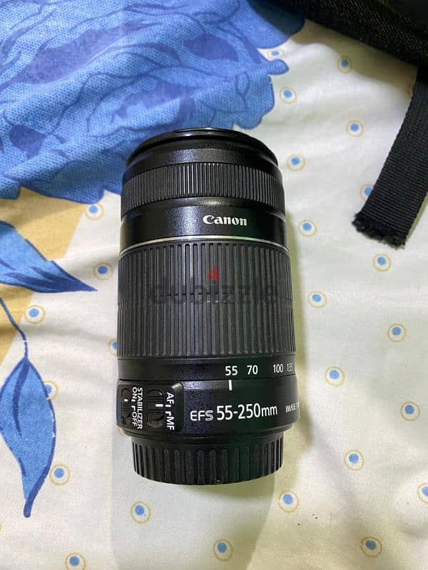 canon 550d , lens 18-55mm , lens 55-250mm 10