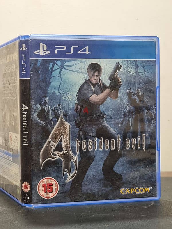 شريط resident evil 4 الإصدار العالمي ل PS4 1