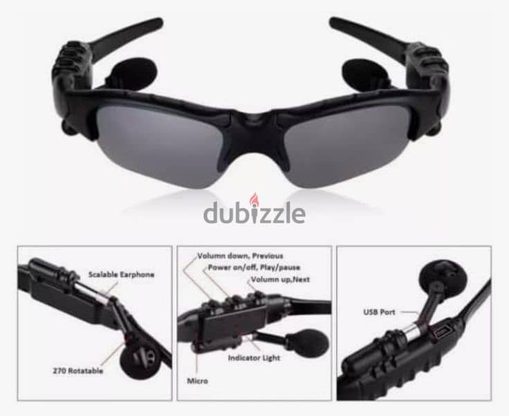 Smart Sport Sunglasses with Bluetooth 1