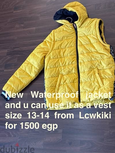 waterproof jacket and vest