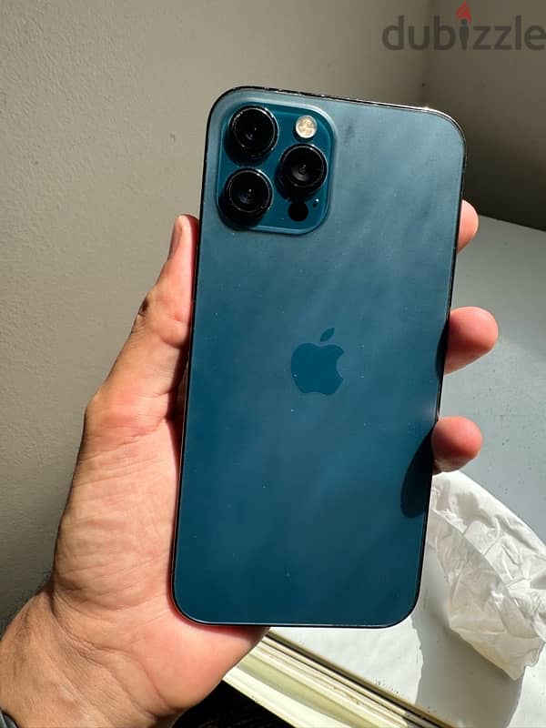 iPhone 12 Pro Max - Pecific blue - 128 GB 0